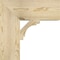 Ekena Millwork Merced Block Rough Sawn Bracket, Douglas Fir, 6"W x 18"D x 18"H BKT06X18X18MRC05RDF - alternate 4